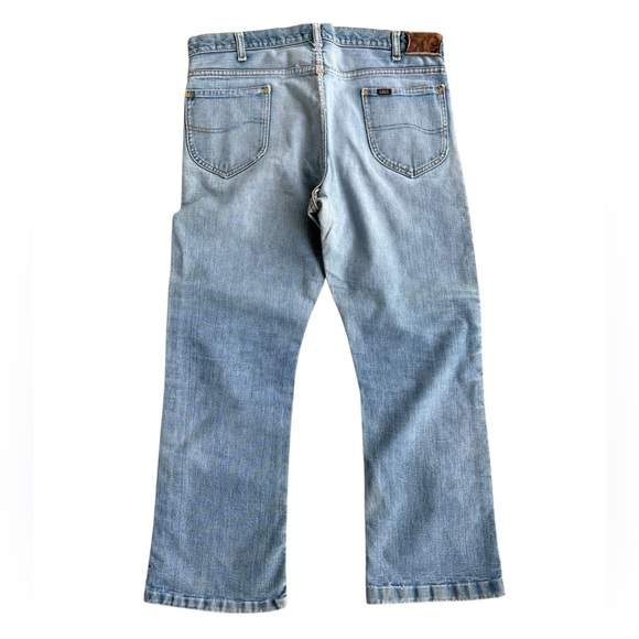 ⚡️ RARE VINTAGE 70s Lee Riders Jeans | W36 Canadian Lightning Zipper 🇨🇦 - Picture 2 of 11